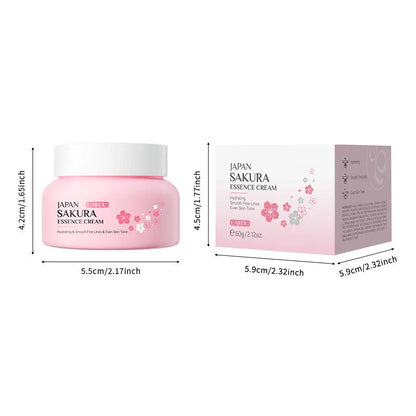 LAIKOU 60g Japan Sakura Essence Cream Cherry Blossom Facial Cream Moisturizing Improving Dryness & Roughness Face Skin Care