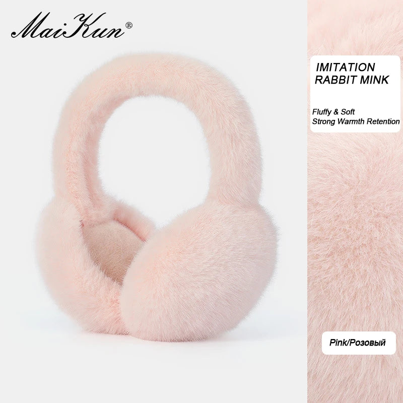 Maikun's New Thermal Earmuffs All-Match Autumn&Winter Cycling Thickened Ear Bags Imitation Rabbit Marten Ear Muffs