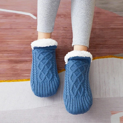 Thermal Mens Slipper Socks Winter Warm Short Cotton Thickened Home Sleeping Soft Non Slip Grip Fuzzy Floor Sock Fluffy Male