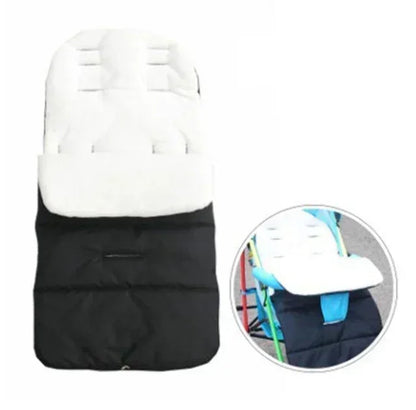 Thickened Warm Foot Cover for Baby Strollers Universal Child Car Cushion with Cotton for Autumn and Winter