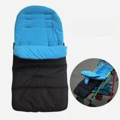 Thickened Warm Foot Cover for Baby Strollers Universal Child Car Cushion with Cotton for Autumn and Winter