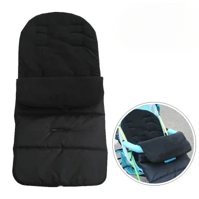 Thickened Warm Foot Cover for Baby Strollers Universal Child Car Cushion with Cotton for Autumn and Winter