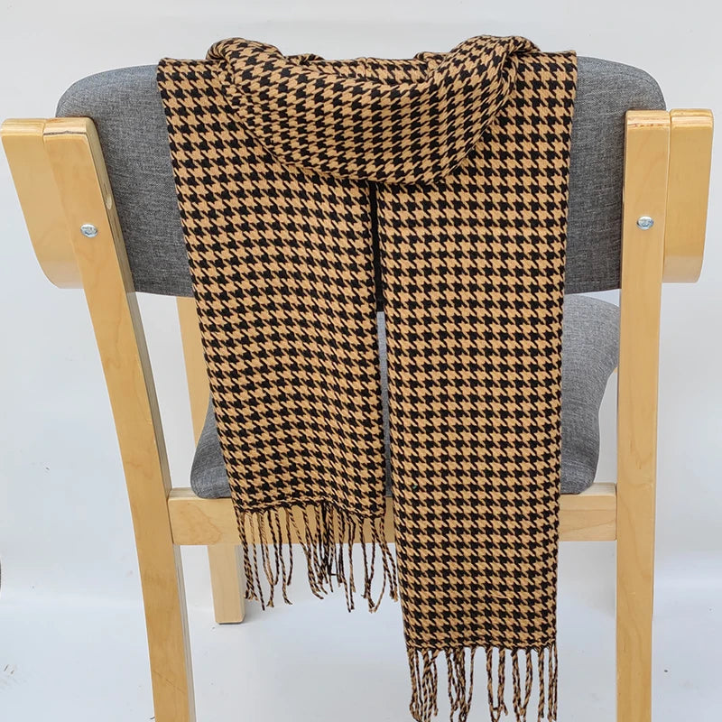 195*35cm Luxury Brand fashion classic lattice men soft shawl plaid scarves shawl UNISE wraps shawl neckerchief headband muffler