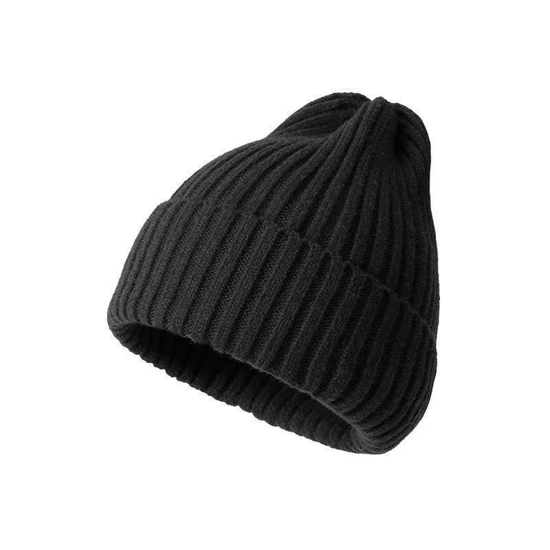 New Beanie Winter for Women Men Boys Girls Crochet  Hat Solid Color Unisex Autumn Knitted Beanies Caps Wild Accessories