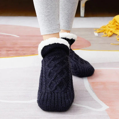 Thermal Mens Slipper Socks Winter Warm Short Cotton Thickened Home Sleeping Soft Non Slip Grip Fuzzy Floor Sock Fluffy Male