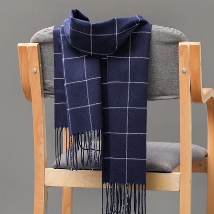 195*35cm Luxury Brand fashion classic lattice men soft shawl plaid scarves shawl UNISE wraps shawl neckerchief headband muffler