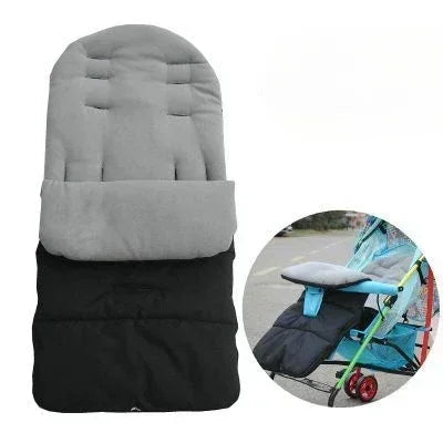 Thickened Warm Foot Cover for Baby Strollers Universal Child Car Cushion with Cotton for Autumn and Winter