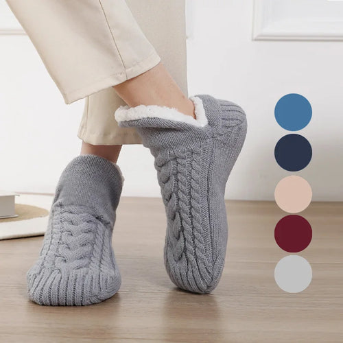 Thermal Mens Slipper Socks Winter Warm Short Cotton Thickened Home Sleeping Soft Non Slip Grip Fuzzy Floor Sock Fluffy Male