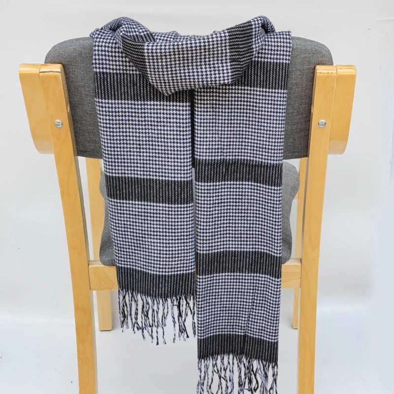 195*35cm Luxury Brand fashion classic lattice men soft shawl plaid scarves shawl UNISE wraps shawl neckerchief headband muffler