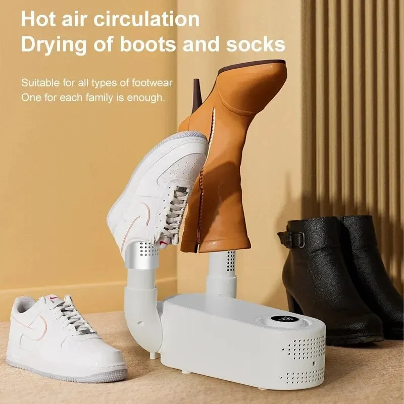 Electric Shoe Dryer Boot Warmer 42°C Shoe UV Foot Boot Dryer Eliminate Odor Fast Drying Boot Deodorizer Multifunction Sock Dryer